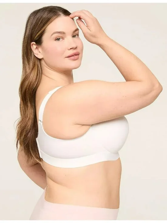 Cacique Lightly Lined Balconette 46D Bright White Hidden Underwire NWT - Picture 2 of 13